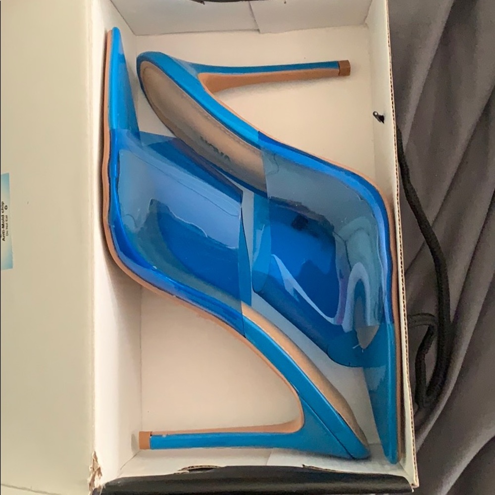 Fashion Nova Heels blue